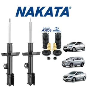 Par Amortecedor Dianteiro Nakata Onix 2012 A 2019 + Kit Bat.