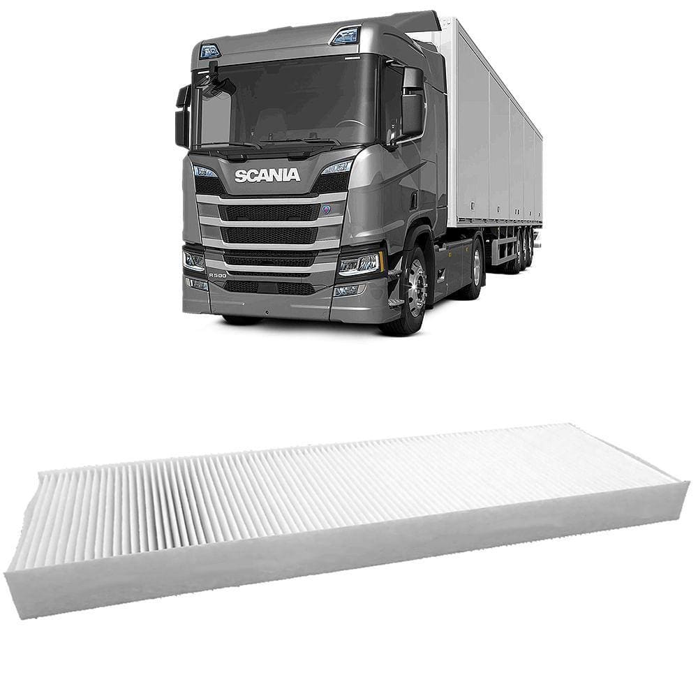 Filtro Cabine Ar Condicionado Com Carvão Scania Série G P R