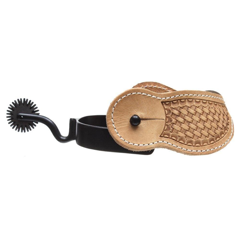 Espora Quarto de Milha Longa com Correia de Couro Bronc-Steel 32797