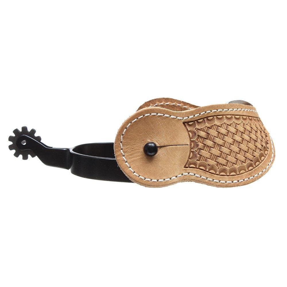 Espora Quarto de Milha Fixa com Correia de Couro Bronc-Steel 32805