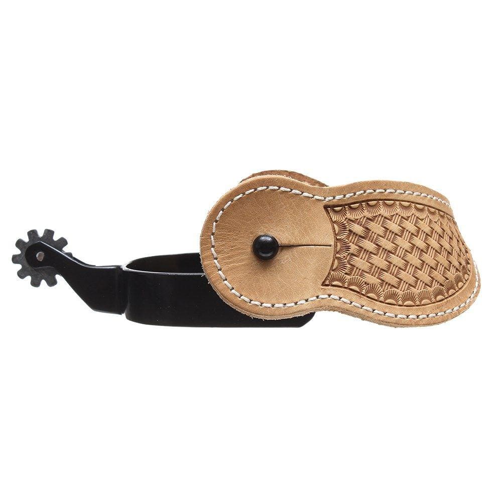 Espora Quarto de Milha Articulada com Correia de Couro Bronc-Steel 32801