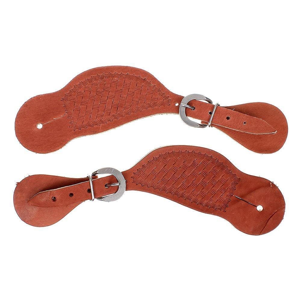 Correia de Espora em Couro Meio Curtume Bronc-Steel 29268