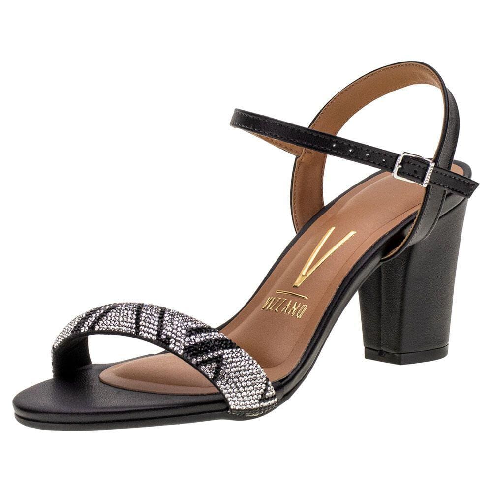 Sandália Feminina Salto Grosso Vizzano - 62621015