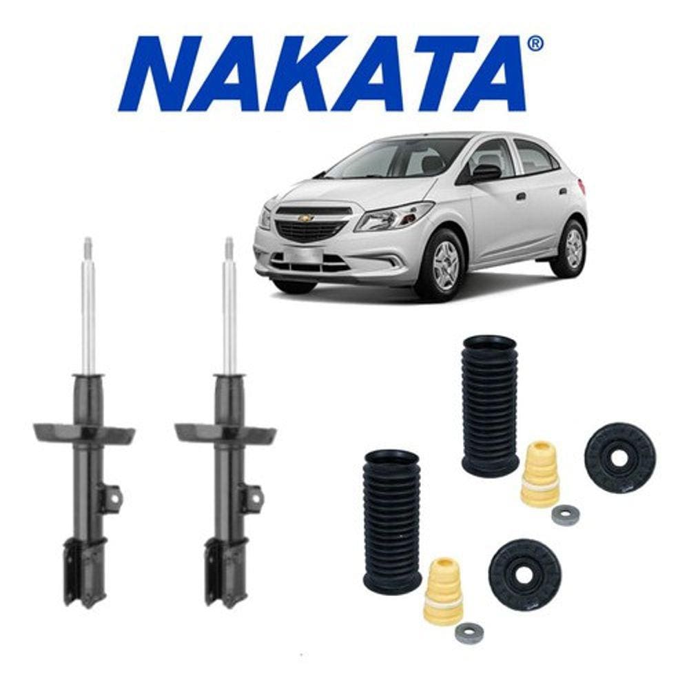 Par Amortecedor Dianteiro Nakata Spin 2012 A 2014 + Kit Batente