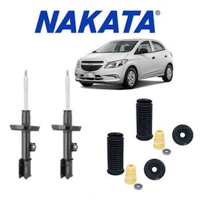 Par Amortecedor Dianteiro Nakata Onix 2012 A 2019 + Kit Bat.