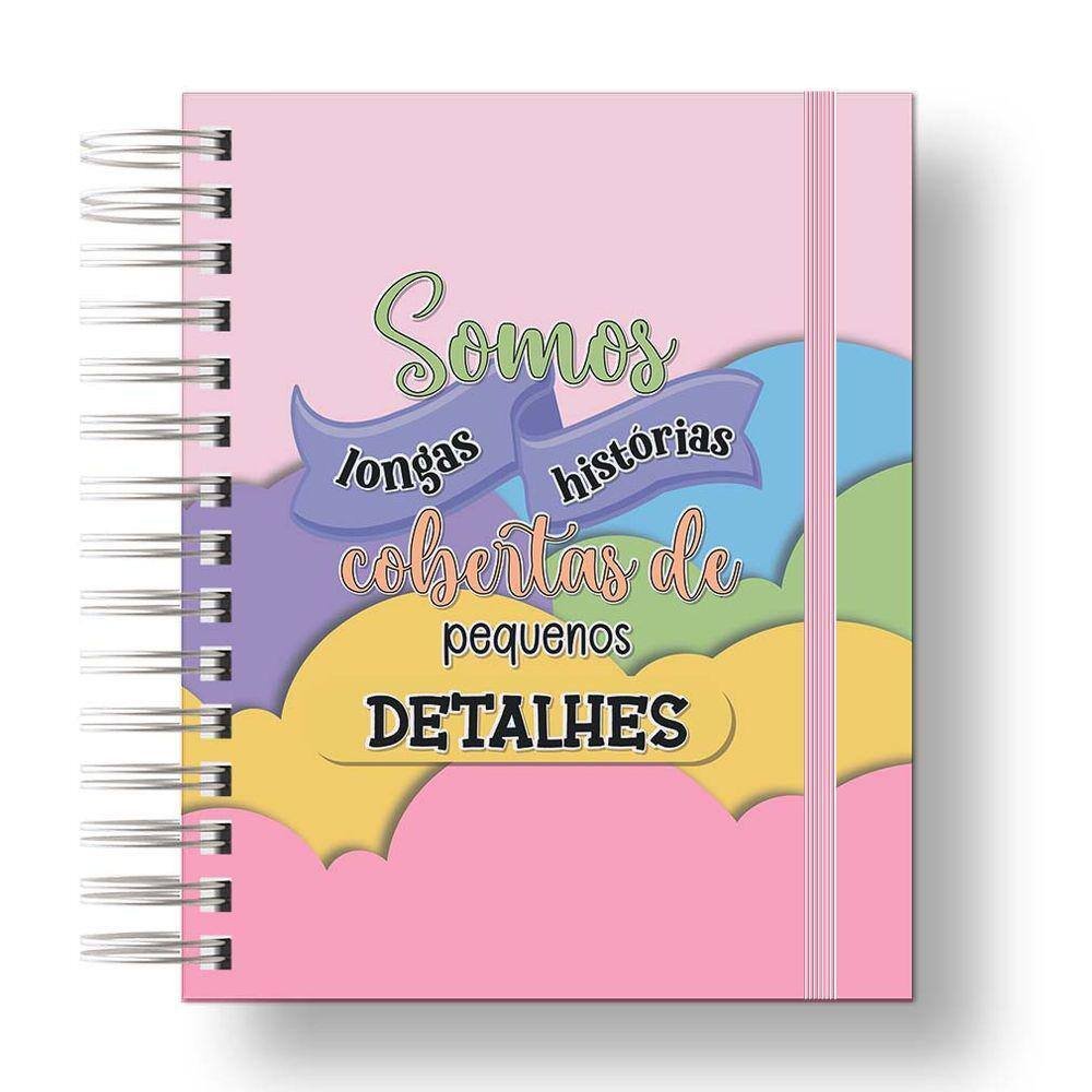 Planner Uau 2024 Cores Rosa Frase , Para palnejamento Anual, Organização Diaria.