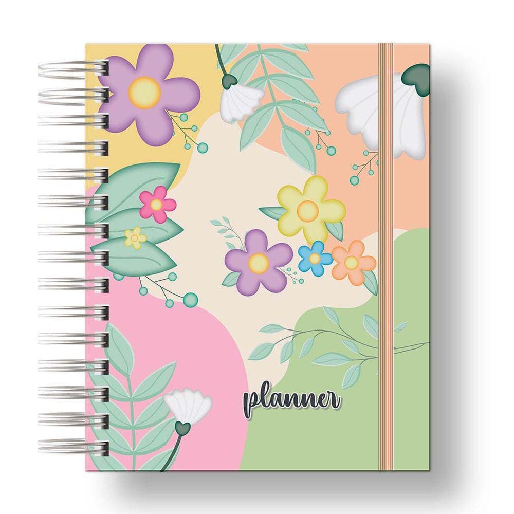 Planner Uau 2024 Cores Floresta Para palnejamento Anual, Organização Diaria.