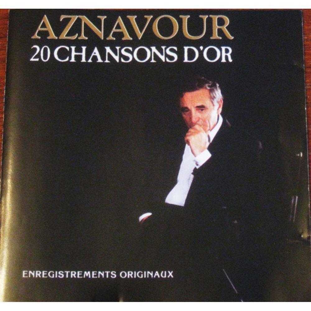 CD Charles Aznavour – 20 Chansons D`or (Importado)