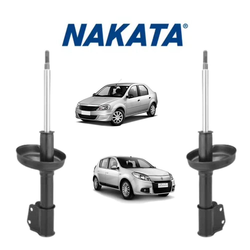 2 Amortecedor Dianteiro Nakata Renault Sandero 2007 A 2014