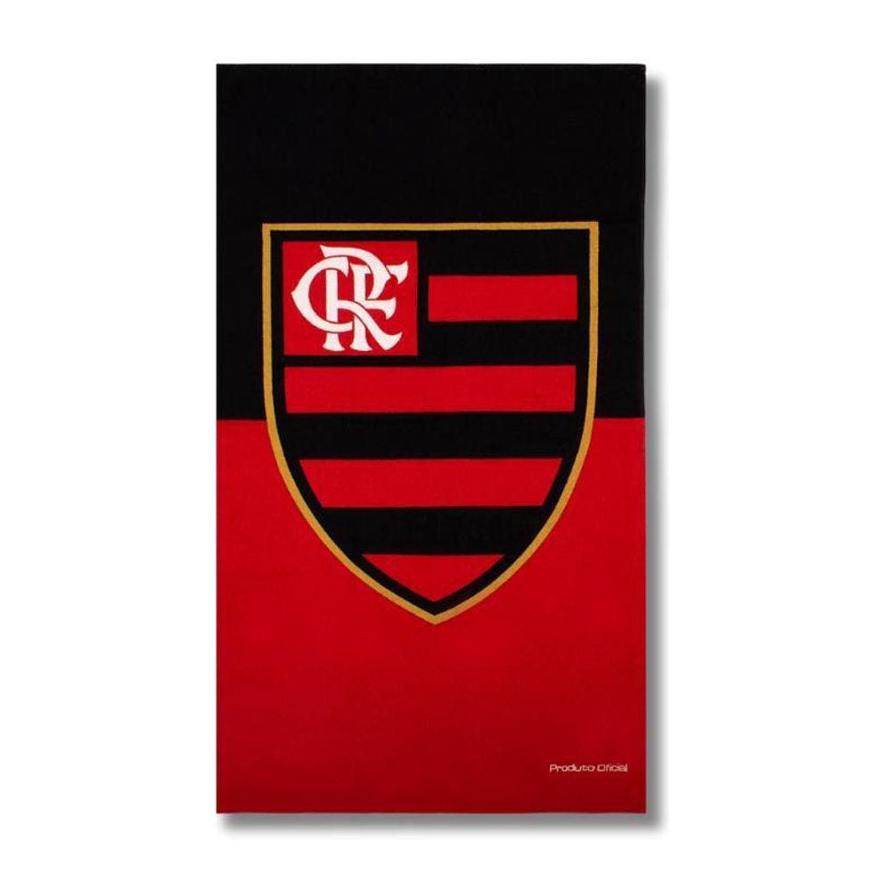 Toalha De Banho Oficial Time Flamengo 70X130Cm Buettner