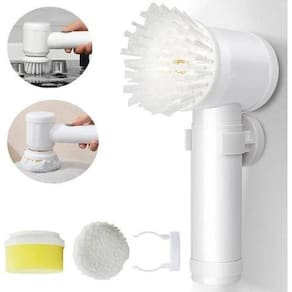 Escova De Limpeza Elétrica Giratória - 3 Cabeças USB