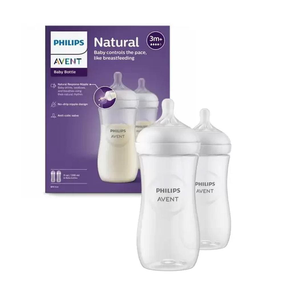 Mamadeira Pétala 3.0 330Ml +3M Transparente - Philips Avent