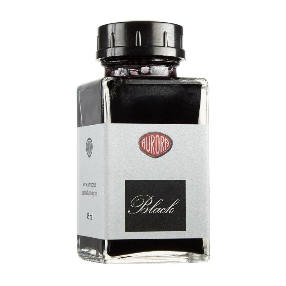 Frasco de Tinta Aurora 45mL Preta para Caneta Tinteiro