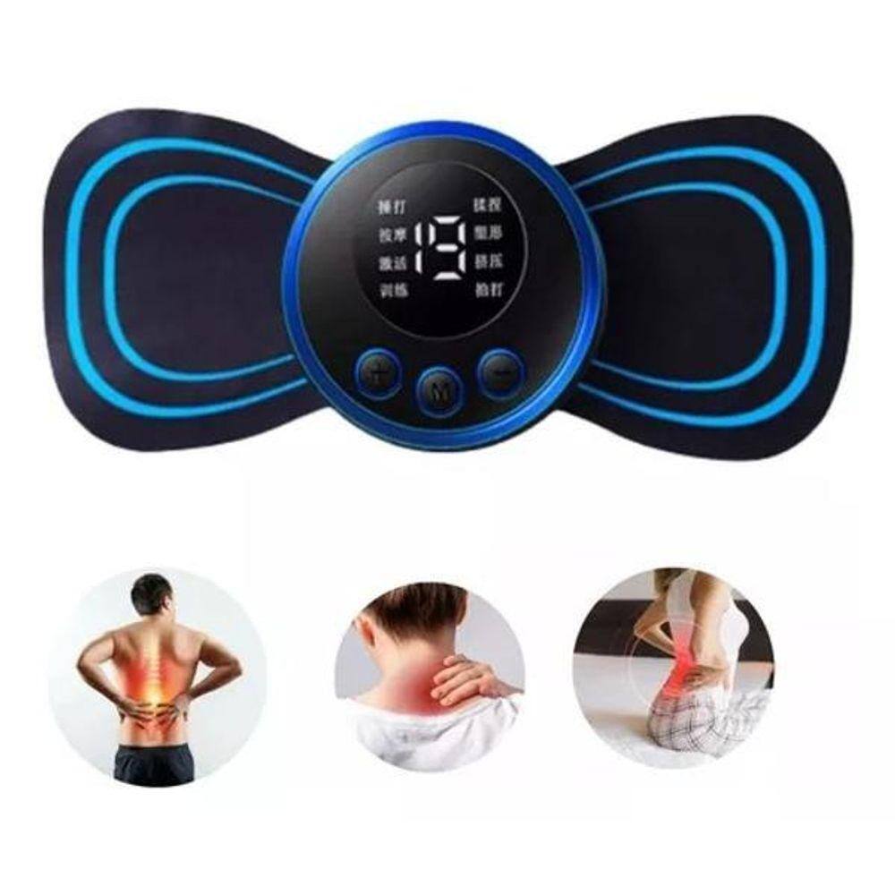 Massageador Recarregável EMS - Alívio de Dores Crônicas