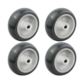 Kit Rodas 3 Pol. R 312 BP 60kg para Carrinhos 4 Unidades