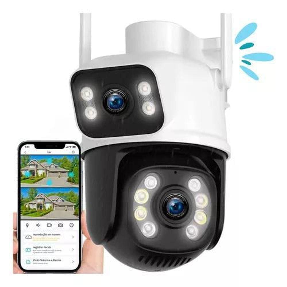 Câmera IP Speed Dome 2 em 1 à Prova D`Água 4MPx - VALECOM
