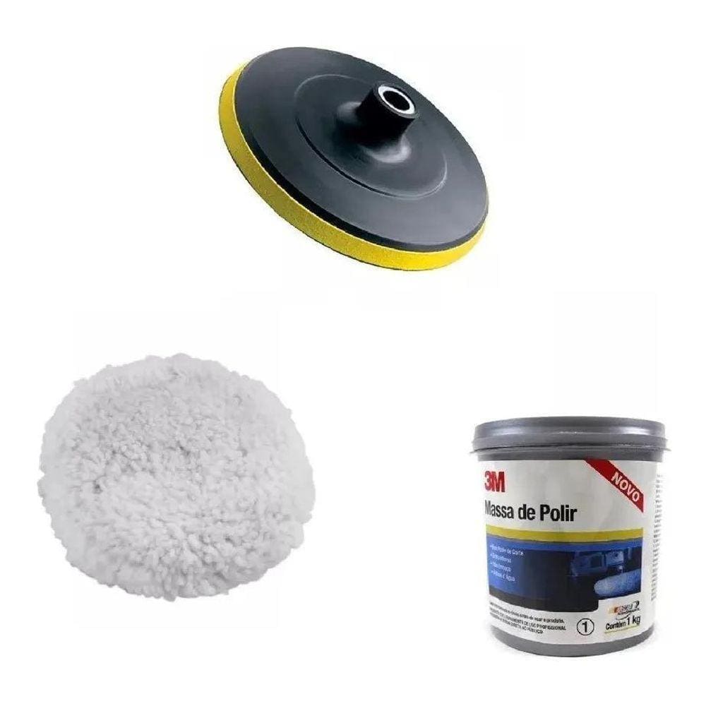 Massa de Polir 3M Profissional 1kg - Remove Riscos e Manchas