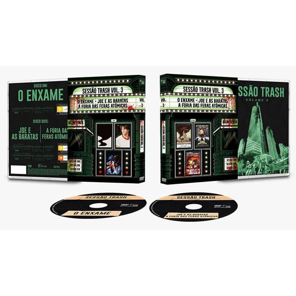 DVD Duplo: O Enxame, Joe e as Baratas, A Fúria das Feras