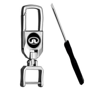 Chaveiro GWM Haval H6 AWD Luxo - Aço Cromado 8cm