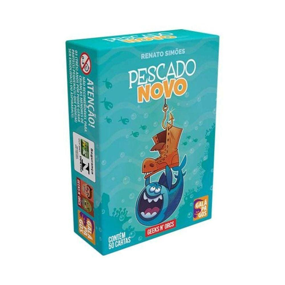 Jogo de Cartas Competitivo Pescado Novo - Galápagos 63x88mm