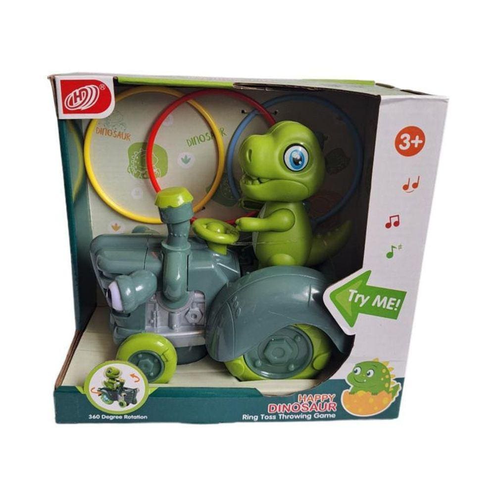 Happy Dinossauro Brinquedo Interativo com Luzes LED e Música