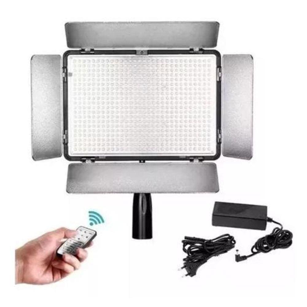 Iluminador LED Mamen KM-600 25W 5600K + Fonte