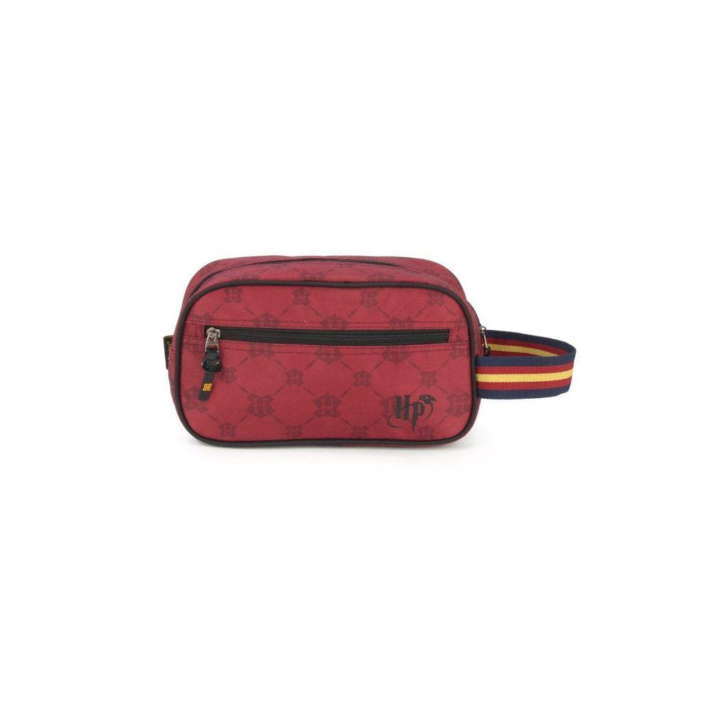 Necessaire Grande Harry Potter Vinho 24x14x9cm Poliéster