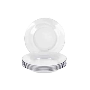 Conj. Pratos Fundos Vidro Temp. 12 und. Transp. 22,6cm