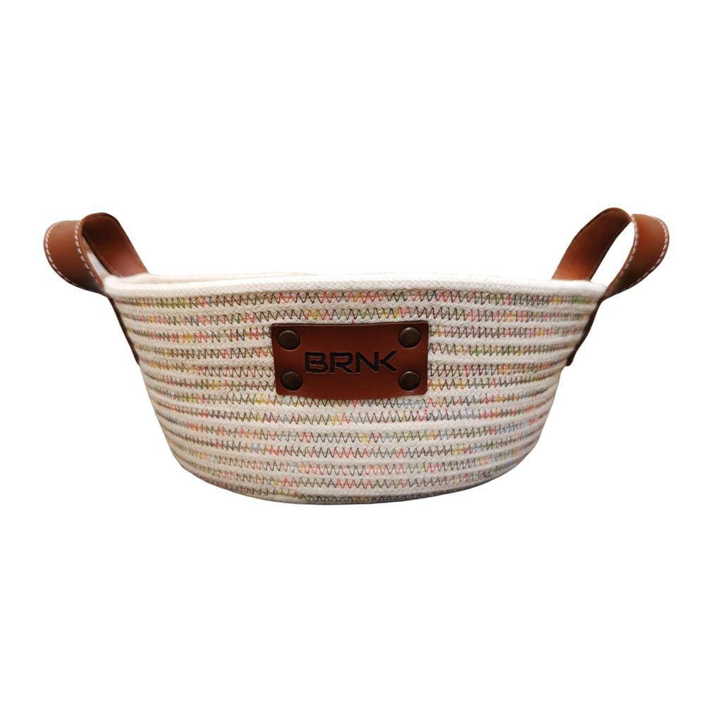 Cesto Organizador de Cordão de Algodão 25 cm - Multicolorido