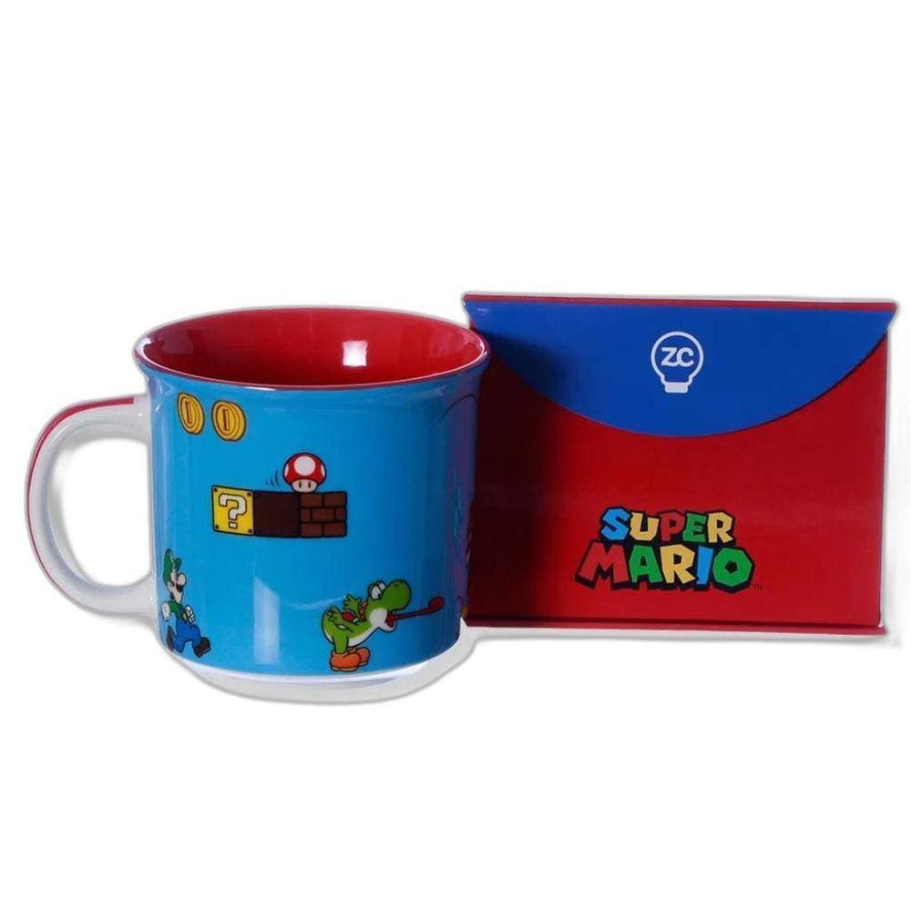 Caneca Tom Super Mario 350Ml Zona Criativa