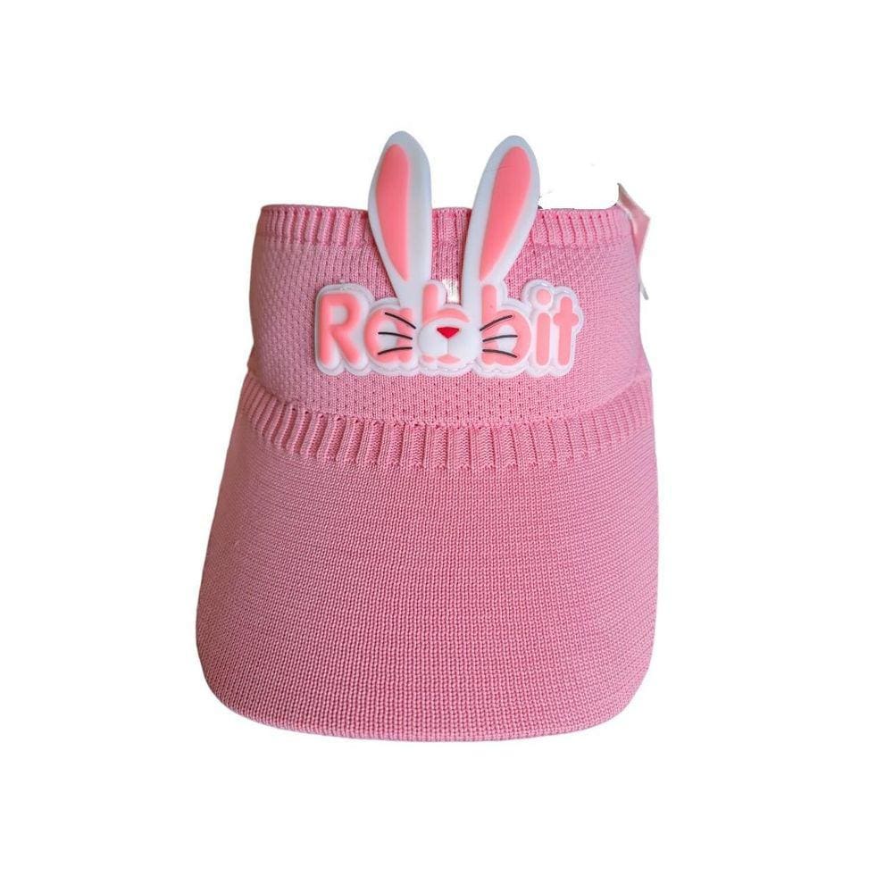 Boné Viseira Elástico Rosé - Tamanho Único Infantil