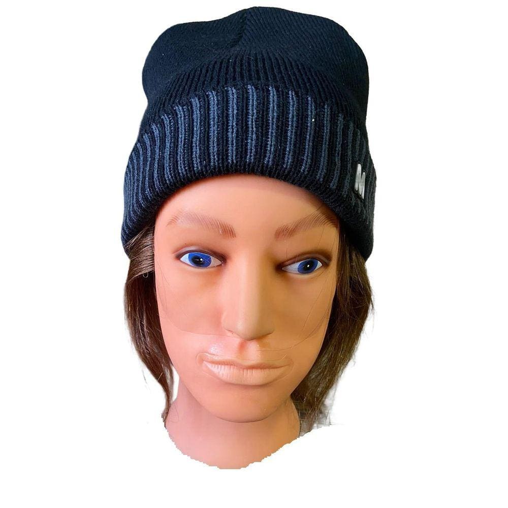 Touca De Frio Gorro Inverno Preta Adulto Forrada 5 Unidades