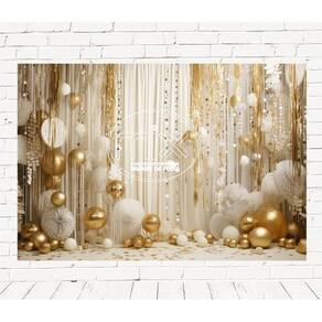 Fundo Fotográfico Mix Estilos 10743 Dourado 2,20x1,50 Malha