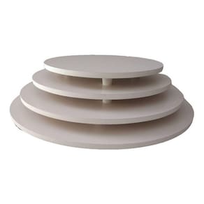 Kit Com 4 Tábuas Tabuleiro Para Bolo 2 De 20 Cm + 2 De 25 Cm