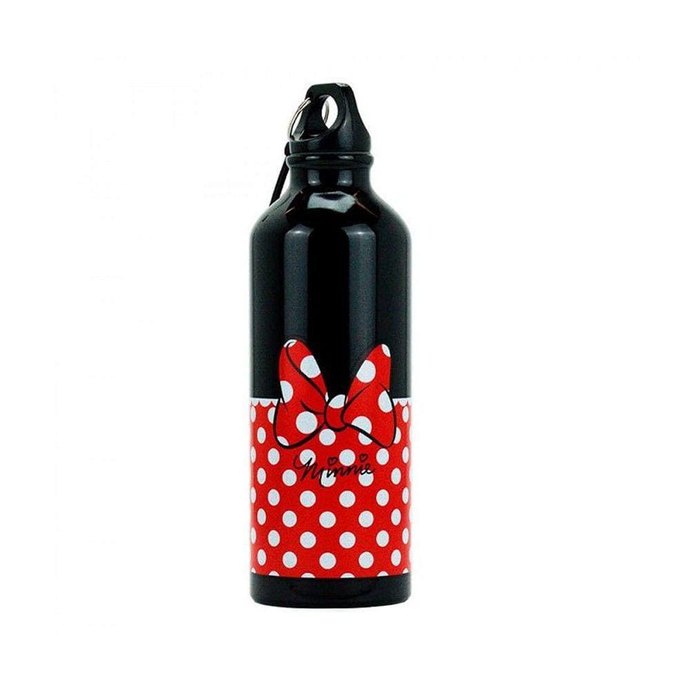 Garrafa Alumínio Assinatura Cores Minnie: Disney