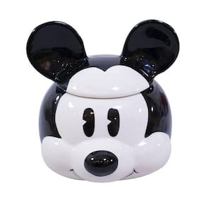 Caneca com Tampa Mickey Mouse Rosto: Disney
