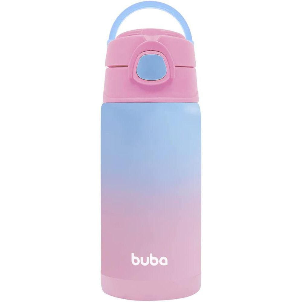 Garrafinha Térmica Degrade 400ml Rosa Buba