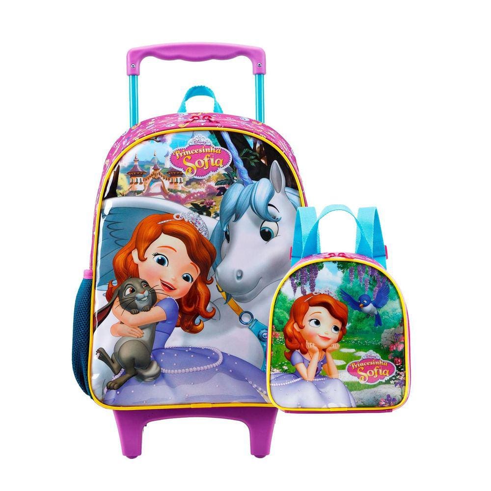 Mochila Térmica Estampada Poliéster 42x30x15cm - Alça Costas
