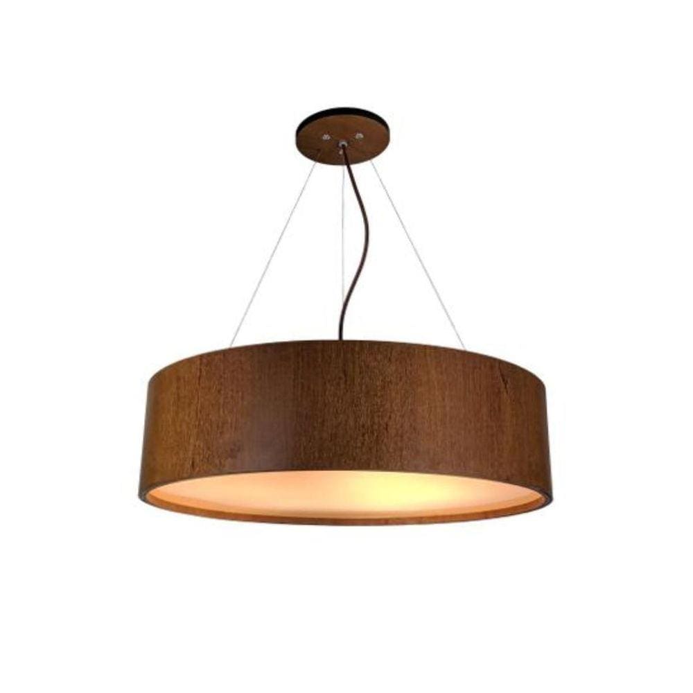 Luminária Pendente Madeira Classic Lar 1108 55x15cm