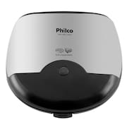 Mini Grill e Sanduicheira Philco 750W - Inox/Preto