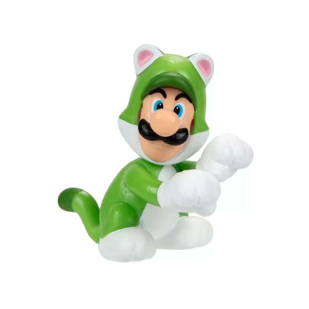Boneco Super Mario Candide Cat Luigi 6cm