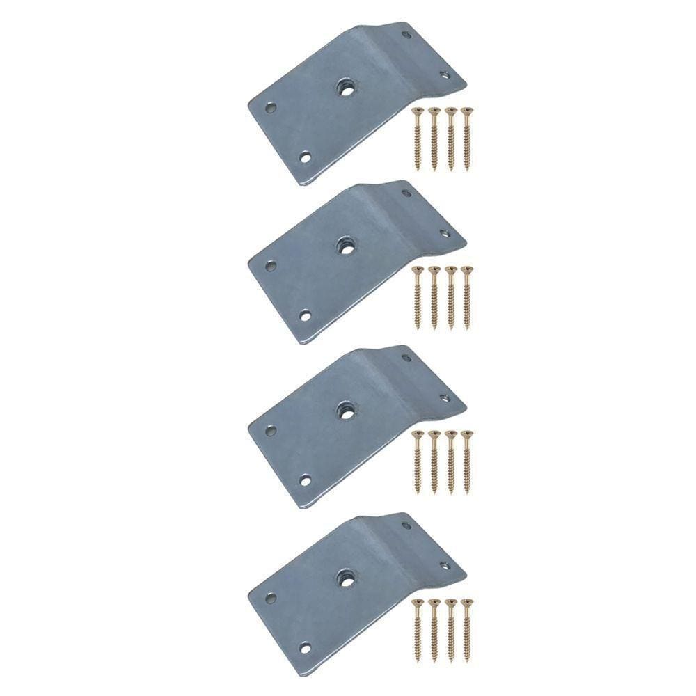 Kit 04 Chapinhas Inclinadas Com 16 Parafusos - D`rossi