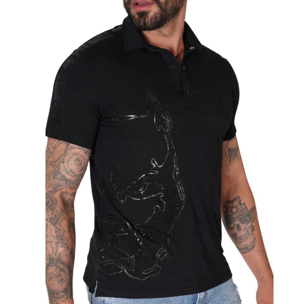 Camiseta Masculina Gola Polo Pitbull Jeans 80094