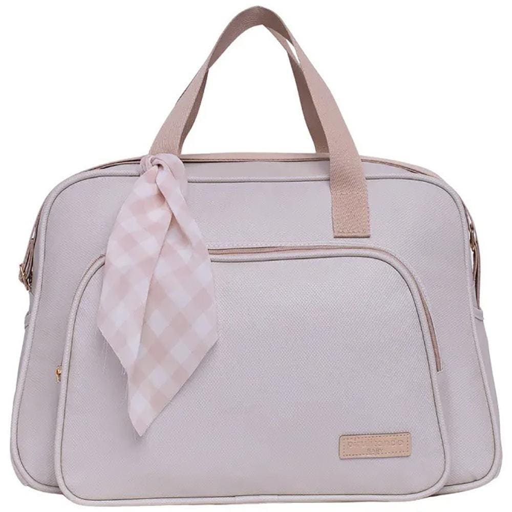 Bolsa de Maternidade Pirulitando Baby Grande Encanto Marfim