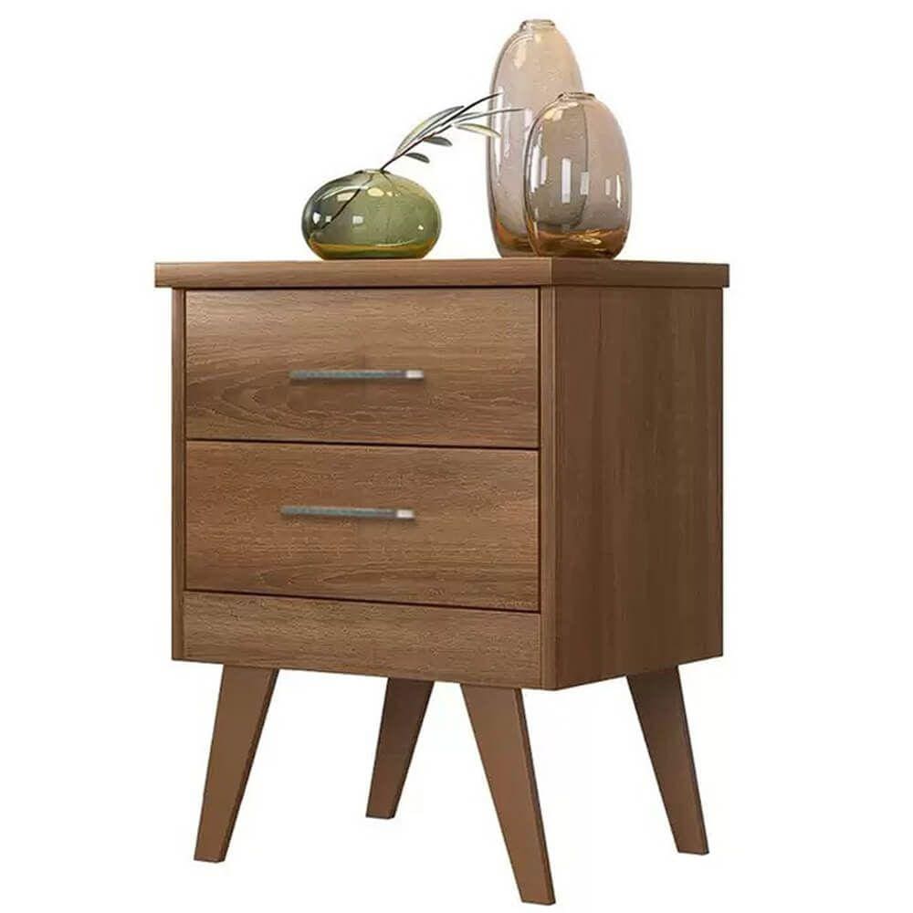 Mesa De Cabeceira Thor 2 Gavetas Rud Rack