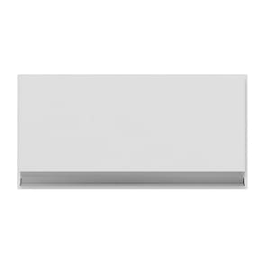 Armário Aéreo para Cozinha 60cm Porta Basculante Madrid Branco - Montanaris Decor