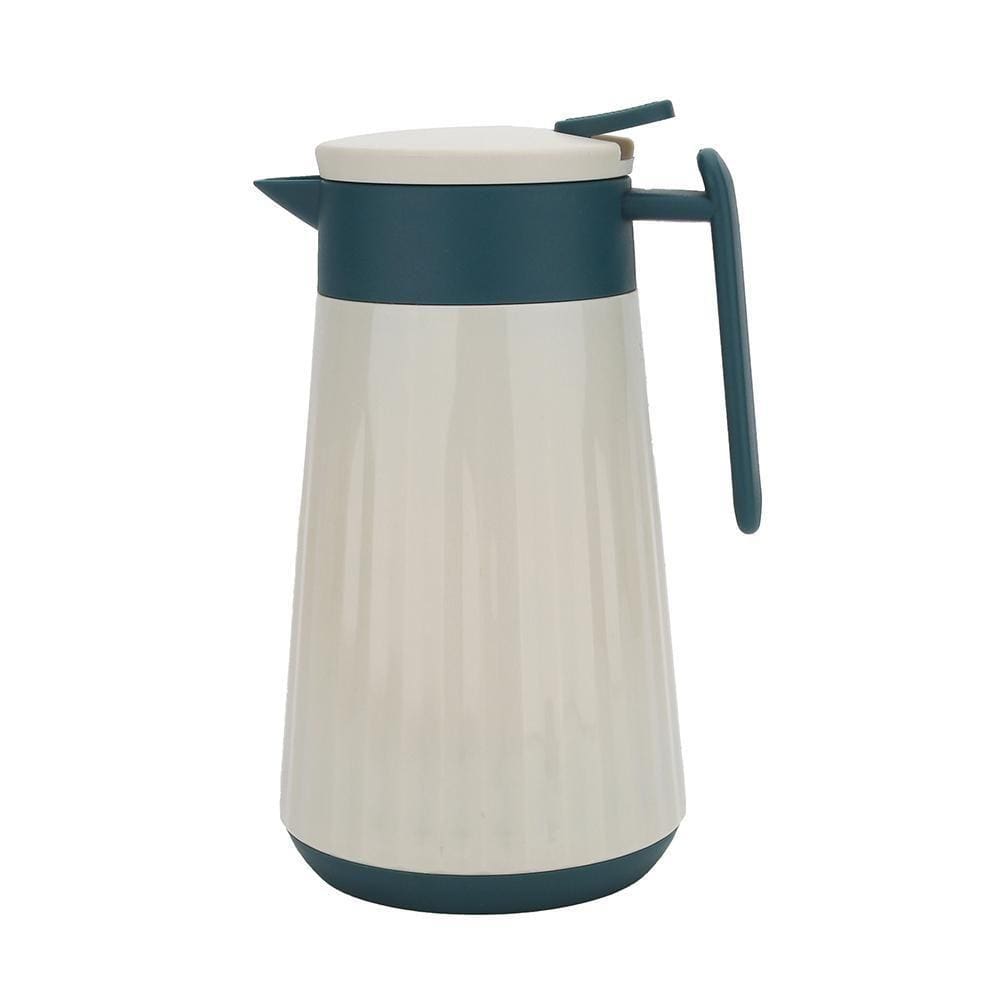 Garrafa Térmica Verde 1L - Acionamento por Botão - CASAMIGA