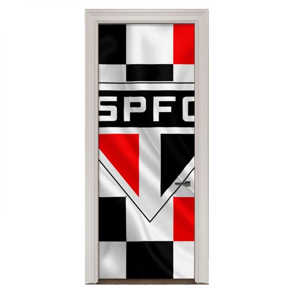 Adesivo Vinil Para Portas Futebol São Paulo Fc