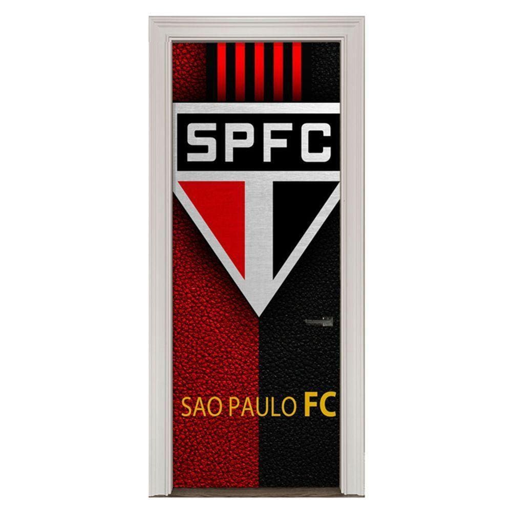 Adesivo Vinil Para Portas Futebol São Paulo Fc