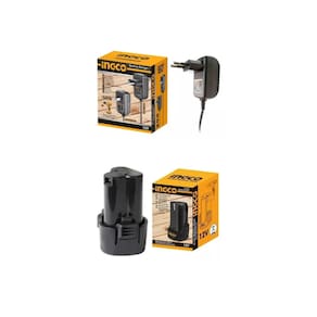 Kit Com Carregador e Bateria Ingco Bivolt 12v